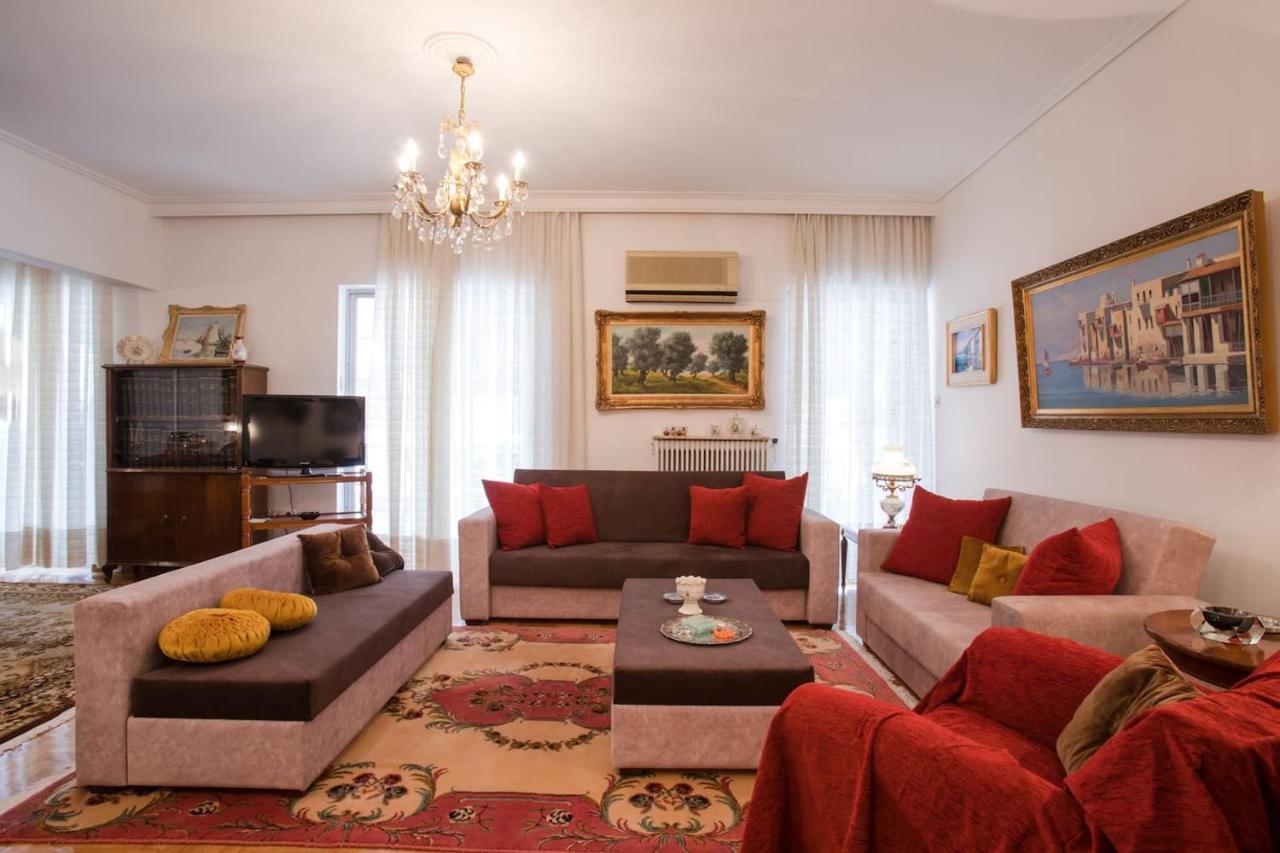 Elli'S Luxury, Large Apt In The Center Of Athens Appartamento Esterno foto